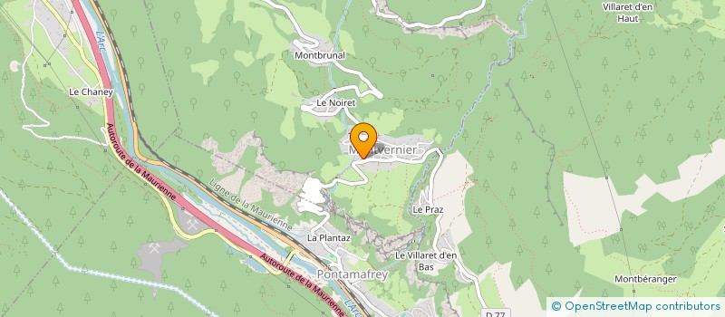 localisation de l'entreprise SCI NOTRE DAME DU TRAVAIL à MONTVERNIER