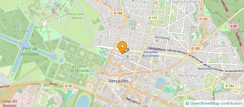 localisation de l'entreprise SCI NOTRE DAME SAINT ROCH à VERSAILLES