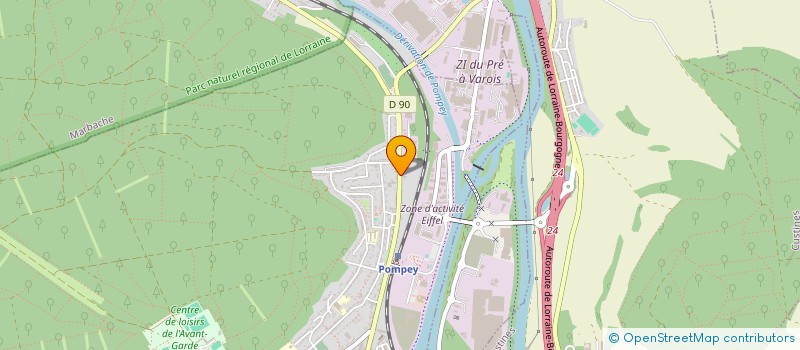 localisation de l'entreprise SCI NOTRE DESIR  POMPEY