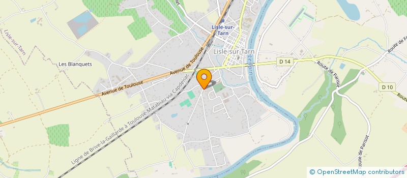 localisation de l'entreprise SCI NOTRE MAISON à LISLE-SUR-TARN