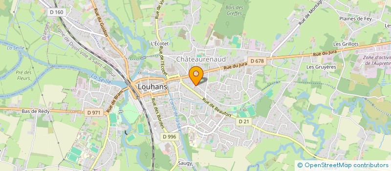 localisation de l'entreprise SCI NOTRE PETITE FAMILLE à LOUHANS