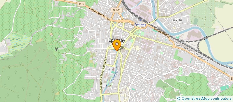 localisation de l'entreprise SCI NOTREDAM  EPERNAY
