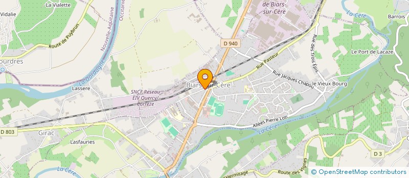 localisation de l'entreprise SCI NOTSYL 2  BIARS-SUR-CERE