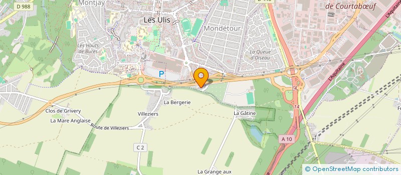 localisation de l'entreprise SCI NOTULIS à LES ULIS