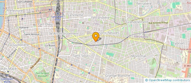 localisation de l'entreprise SCI NOUABITAT  LYON