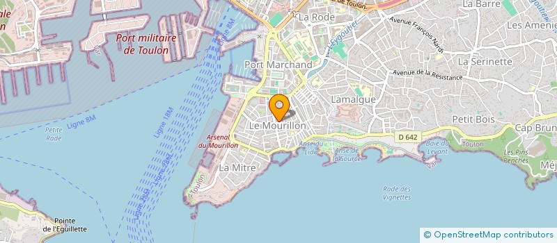 localisation de l'entreprise SCI NOUADHIBOU  TOULON