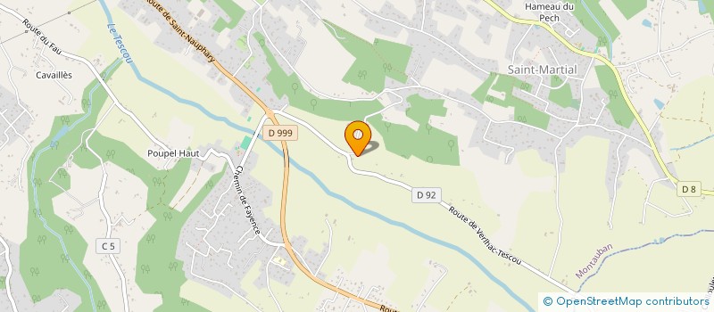 localisation de l'entreprise SCI NOUAGE  MONTAUBAN