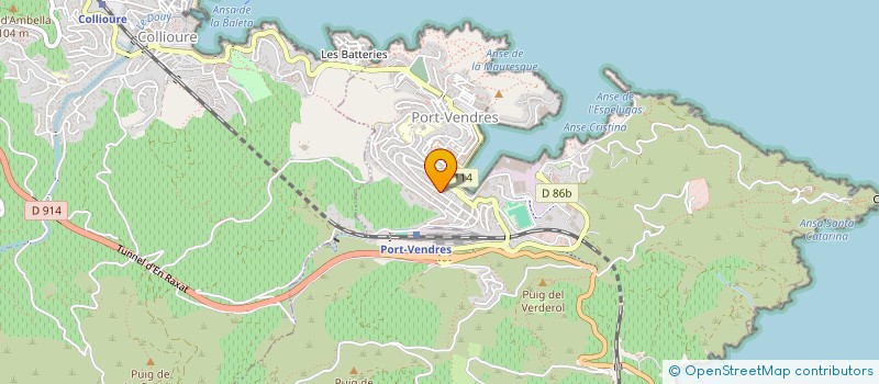 localisation de l'entreprise SCI NOUCAS  PORT-VENDRES