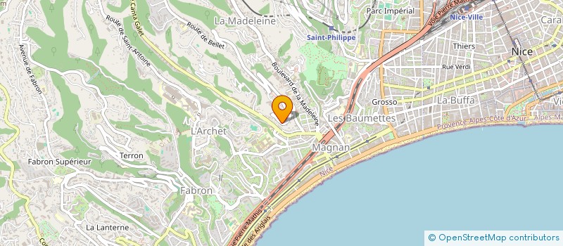 localisation de l'entreprise SCI NOUCHKA à NICE