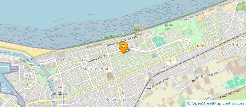 localisation de l'entreprise SCI NOUCHKA ET ULSIE à DUNKERQUE