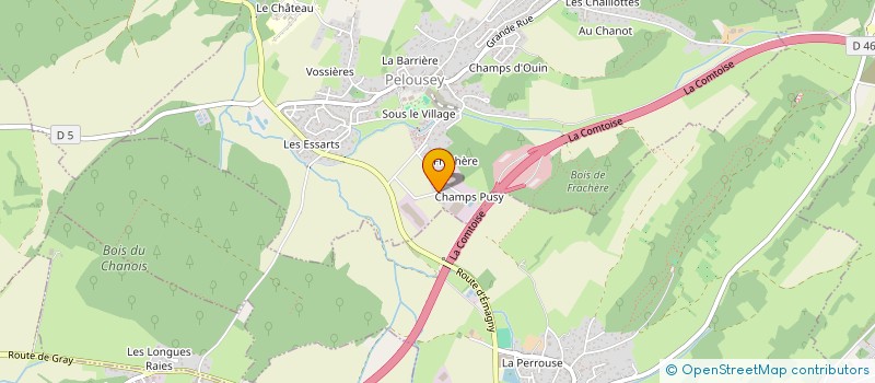 localisation de l'entreprise SCI NOUDEUX  PELOUSEY