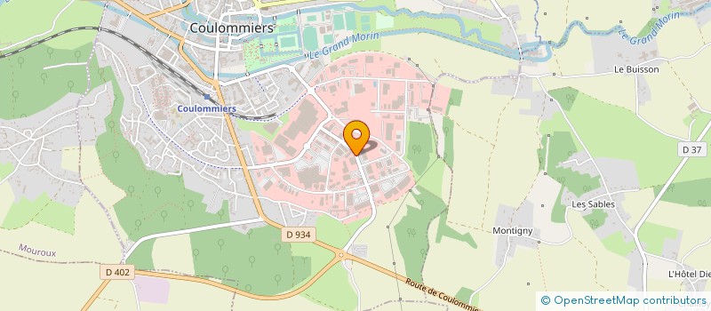 localisation de l'entreprise SCI NOUETTES à COULOMMIERS