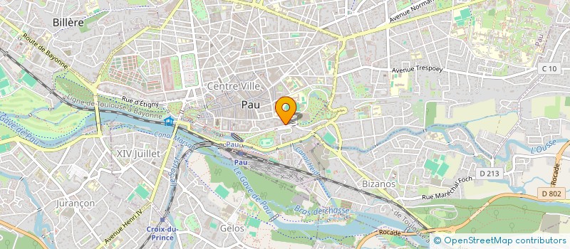 localisation de l'entreprise SCI NOUGA PIERRE à PAU