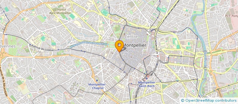localisation de l'entreprise SCI NOUGARET DE SACY à MONTPELLIER