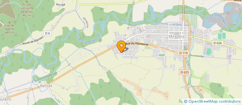 localisation de l'entreprise SCI NOUILLANE à MIREPOIX