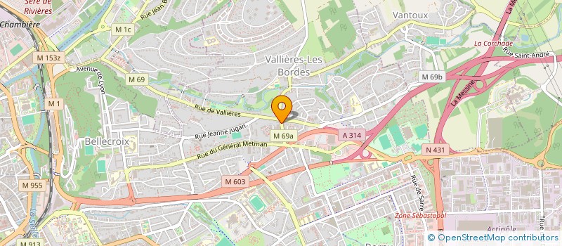 localisation de l'entreprise SCI NOUIRI  METZ