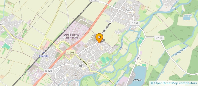 localisation de l'entreprise SCI NOUK  BENFELD