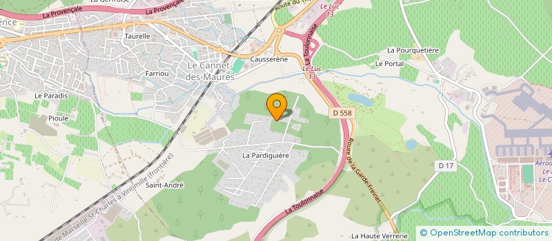 localisation de l'entreprise SCI NOUK  LE CANNET-DES-MAURES