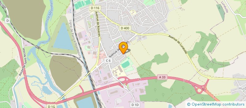 localisation de l'entreprise SCI NOULOUCHOU54  DOMBASLE-SUR-MEURTHE