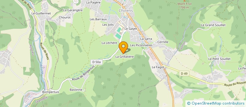 localisation de l'entreprise SCI NOUN  CHIRENS