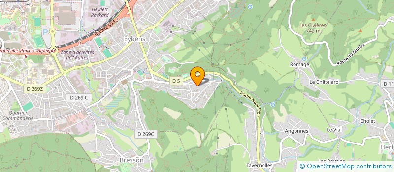 localisation de l'entreprise SCI NOUNE  SAINT-ISMIER