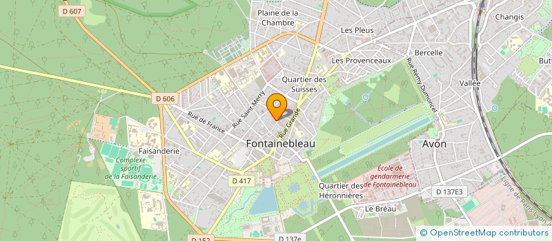 localisation de l'entreprise SCI NOUNE  FONTAINEBLEAU