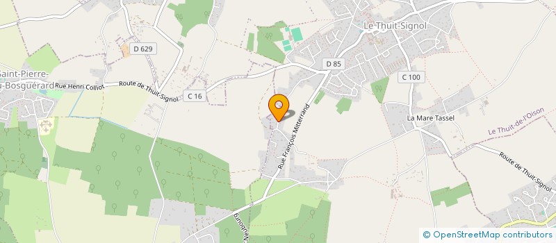 localisation de l'entreprise SCI NOUNE  LE THUIT DE L'OISON