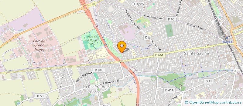 localisation de l'entreprise SCI NOUQUERET-MAMPEY  SAINTE-SAVINE