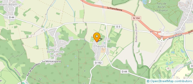 localisation de l'entreprise SCI NOUR  CHAUVRY