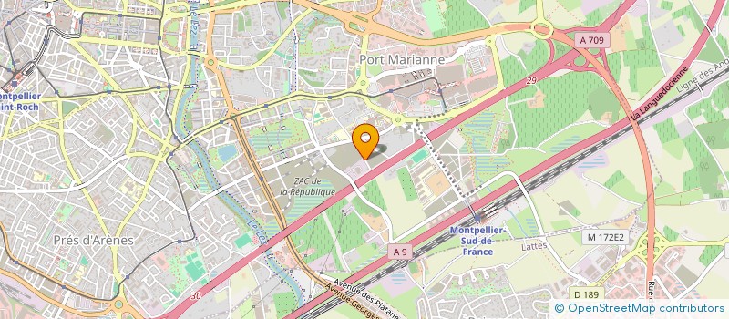 localisation de l'entreprise SCI NOUR à MONTPELLIER