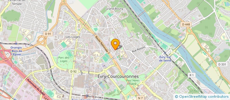 localisation de l'entreprise SCI NOUR  EVRY-COURCOURONNES