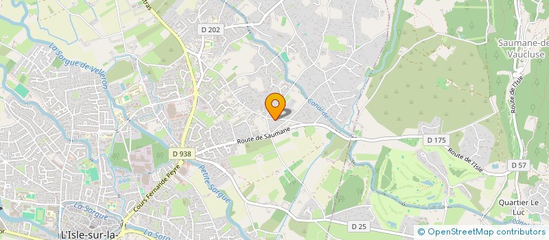 localisation de l'entreprise SCI NOUR  L'ISLE-SUR-LA-SORGUE