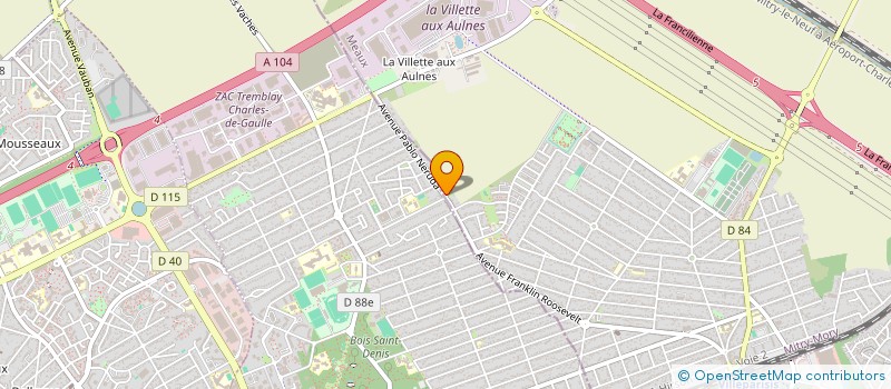 localisation de l'entreprise SCI NOUR  MITRY-MORY