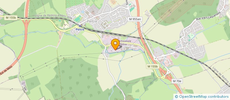 localisation de l'entreprise SCI NOUR  PELTRE