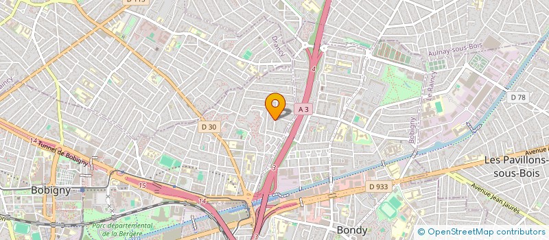 localisation de l'entreprise SCI NOUR  BOBIGNY