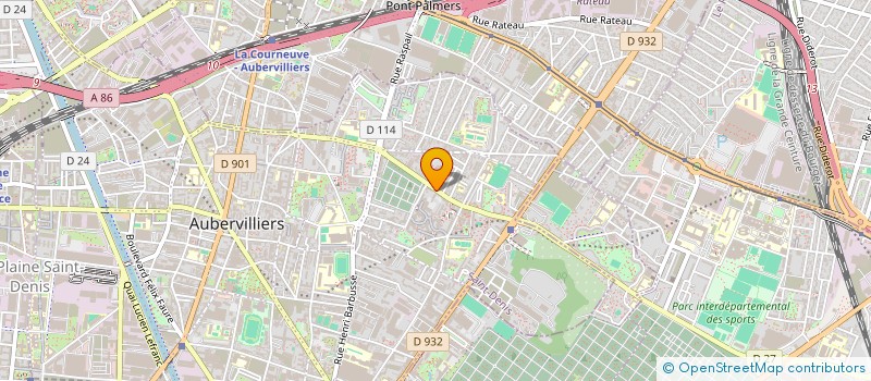 localisation de l'entreprise SCI NOUR II  AUBERVILLIERS