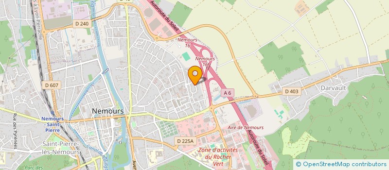 localisation de l'entreprise SCI NOURI ET FILS  NEMOURS