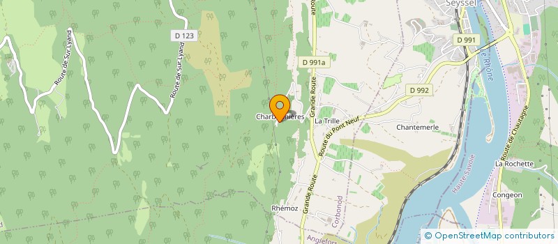 localisation de l'entreprise SCI NOURITOS  CORBONOD