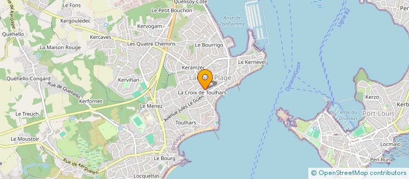 localisation de l'entreprise SCI NOURRIGUEL DREAM  LARMOR-PLAGE