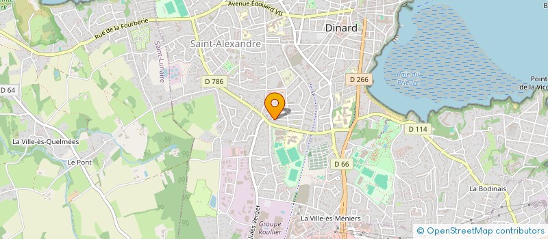 localisation de l'entreprise SCI NOURRY MALLERAY  DINARD