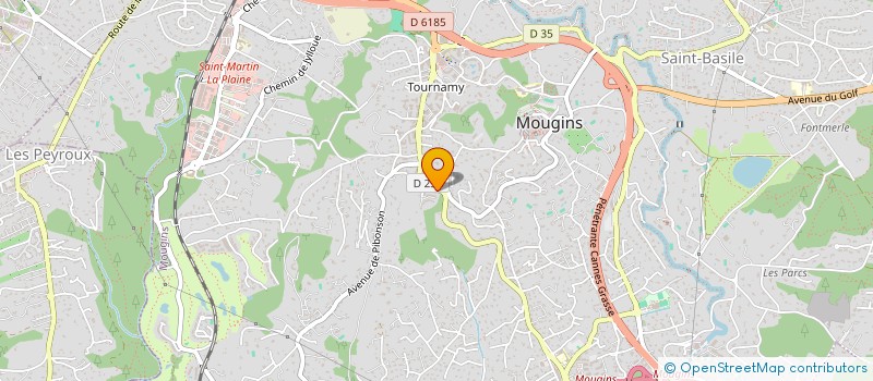 localisation de l'entreprise SCI NOURS 92 à MOUGINS