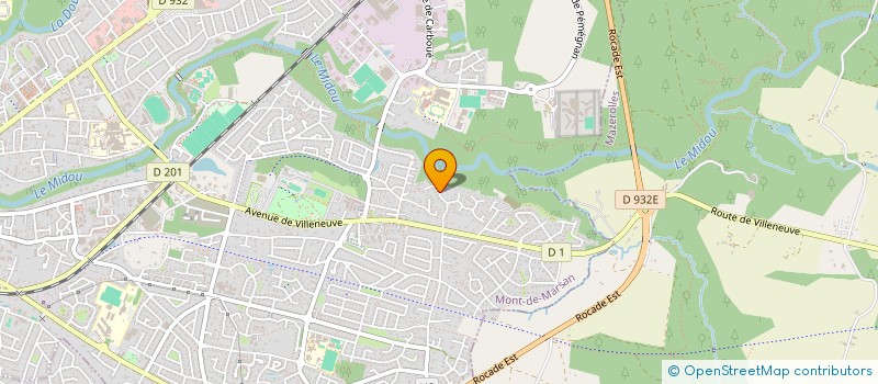 localisation de l'entreprise SCI NOURY LABEDE à MONT-DE-MARSAN