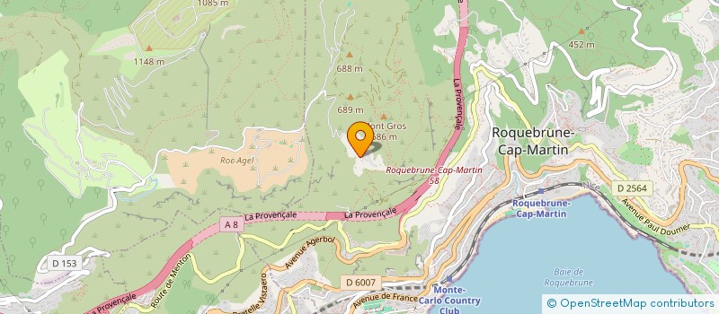 localisation de l'entreprise SCI NOUS 06 à ROQUEBRUNE-CAP-MARTIN