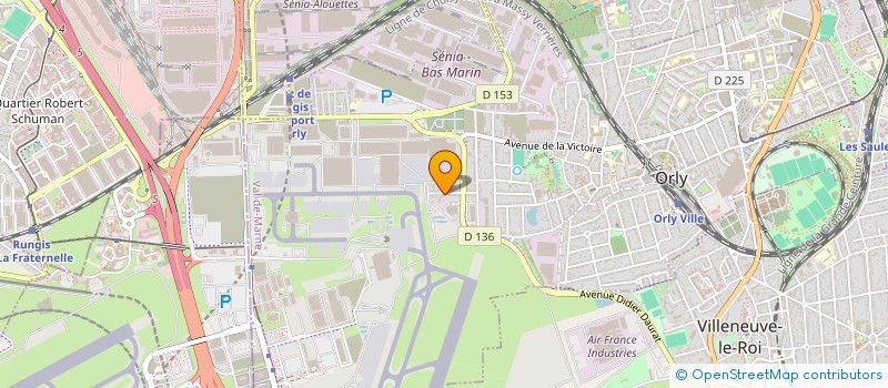 localisation de l'entreprise SCI NOUS 2  ORLY