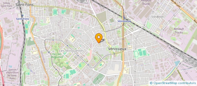 localisation de l'entreprise SCI NOUS  VENISSIEUX