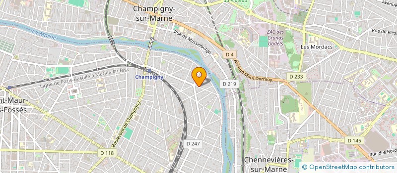 localisation de l'entreprise SCI NOUS 5 à SAINT-MAUR-DES-FOSSES