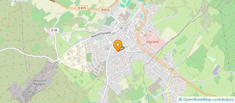 localisation de l'entreprise SCI NOUS-5  THUIR