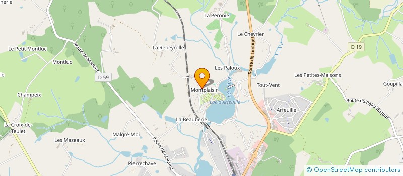 localisation de l'entreprise SCI NOUS 6 à SAINT-YRIEIX-LA-PERCHE