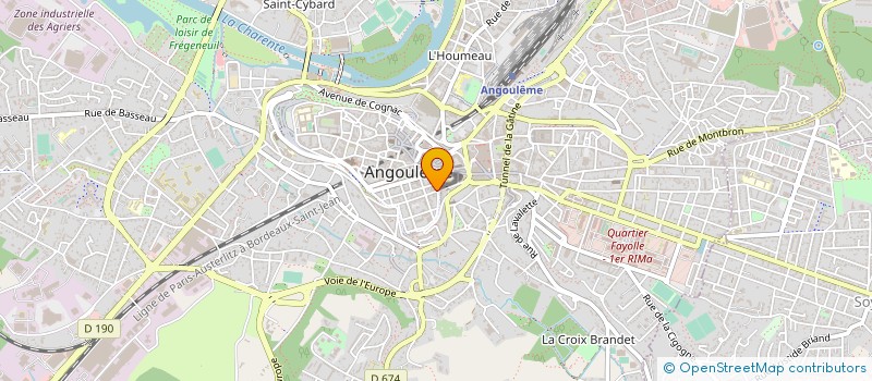 localisation de l'entreprise SCI NOUS à ANGOULEME