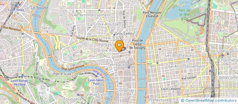 localisation de l'entreprise SCI NOUS DEUX  LYON